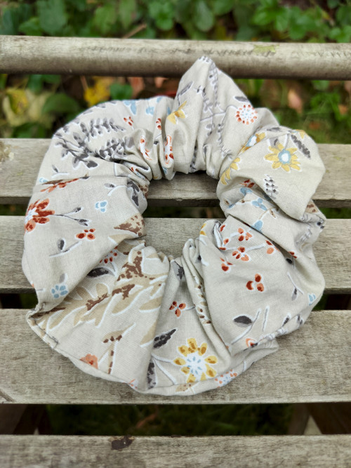 Bavlněná scrunchies gumička - herbář — foto 2
