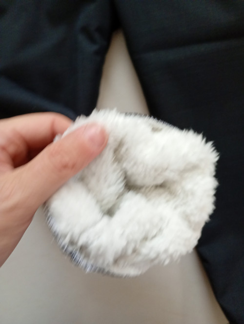 Softshellové kalhoty s beránkem vel .98 Černé — foto 2