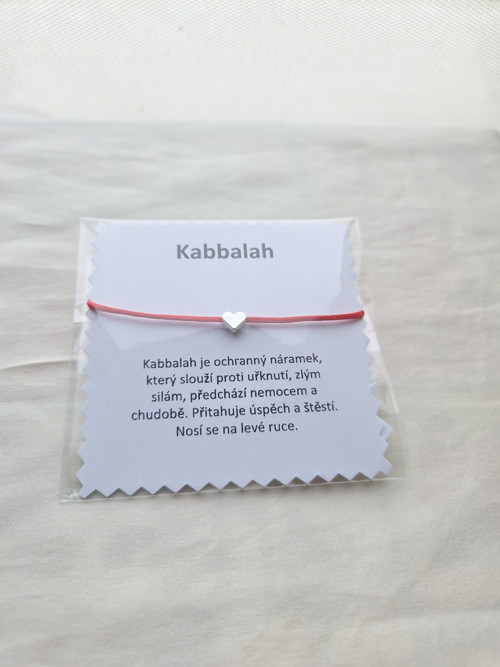 Kabbalah náramek se srdíčkem — foto 2