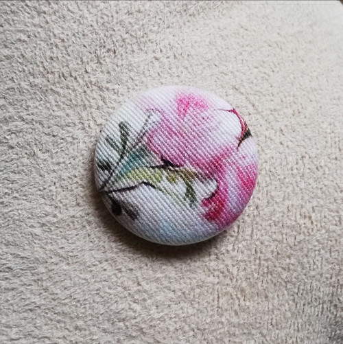 Kulatá brož 1/knoflík/ — foto 3