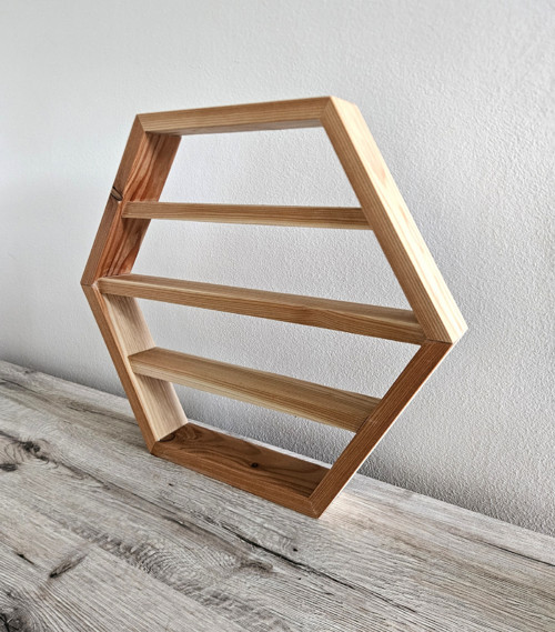 Hexagon s poličkami (-50% výprodej) — foto 4