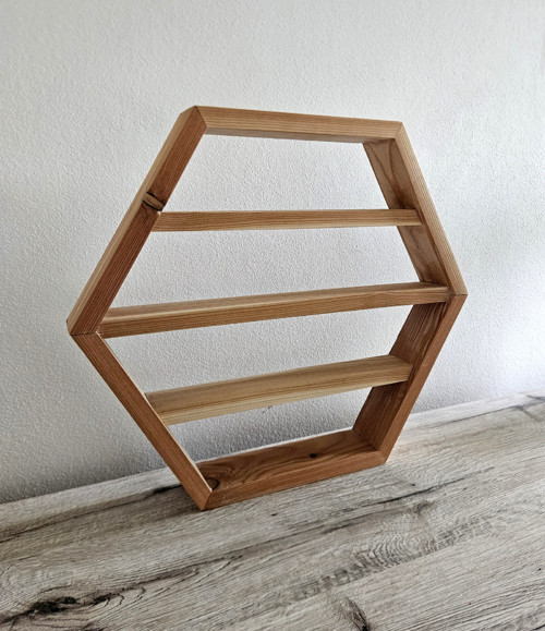 Hexagon s poličkami (-50% výprodej) — foto 3