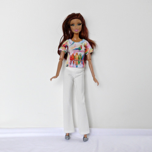 Barbie - tričko s papoušky — foto 3