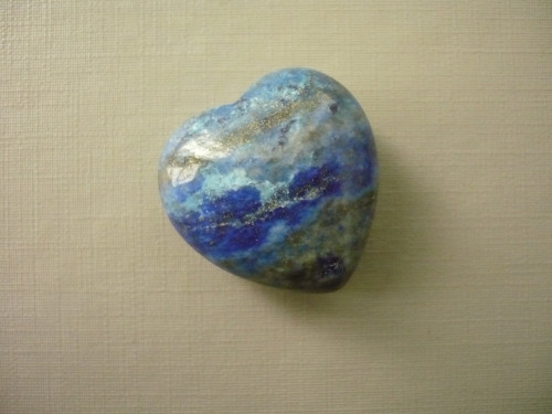 Srdíčko - lapis lazuli 25 mm, č.4 — foto 2