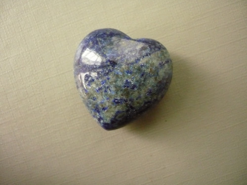 Srdíčko - lapis lazuli 25 mm, č.19 — foto 2