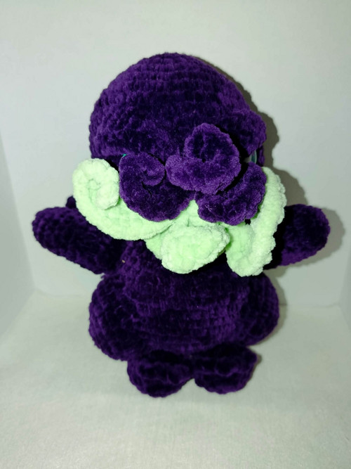 Háčkovaný plyšový Cthulhu 21 cm — foto 3