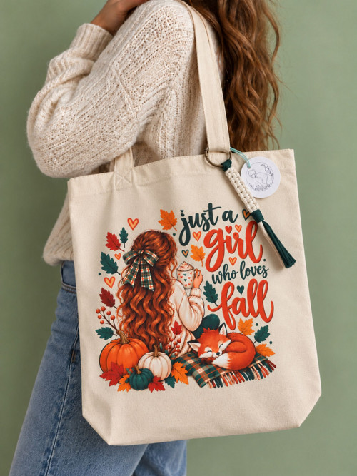 Plátěná taška set autumn fall lover — foto 2