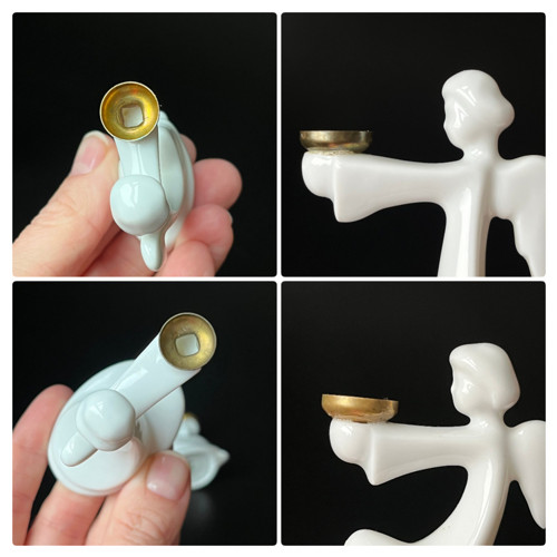 Rosenthal 2x figurální mini svícen Anděl — foto 2