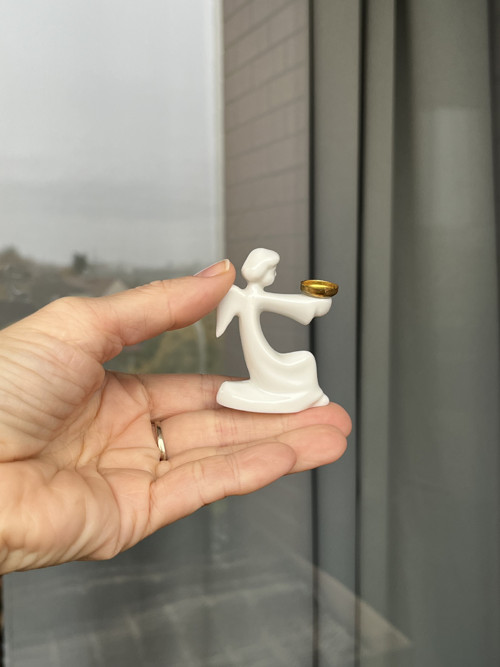 Rosenthal 2x figurální mini svícen Anděl — foto 6
