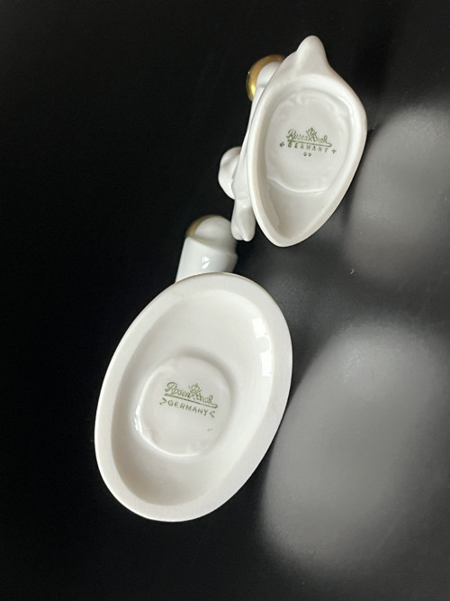 Rosenthal 2x figurální mini svícen Anděl — foto 4