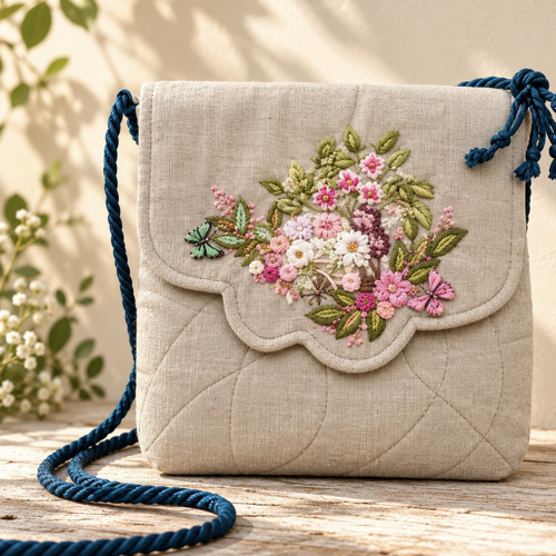 Crossbody "ROMANTIKA V ZELENKAVÉ" — foto 5
