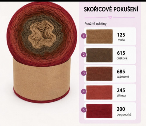 Podzimní háčkovaný šátek — foto 3