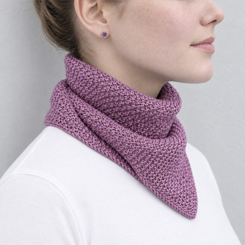 Nákrčník Merino Fine ametystový — foto 2