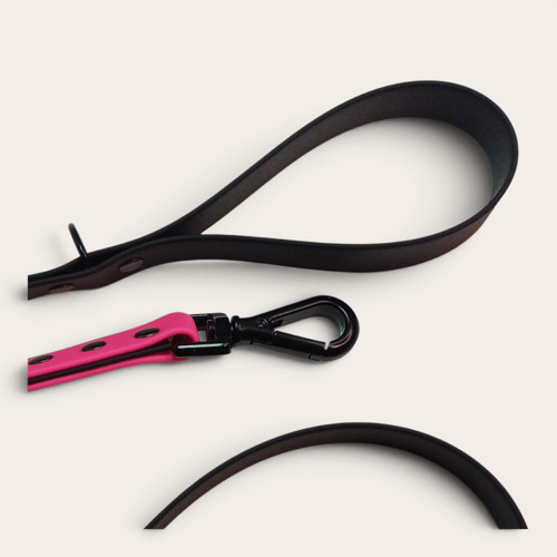 Vodítko L - black dark pink — foto 2