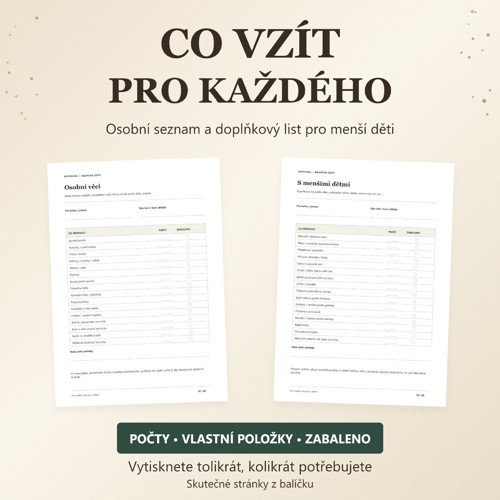 Balení na cesty | Pro rodiny PDF — foto 2