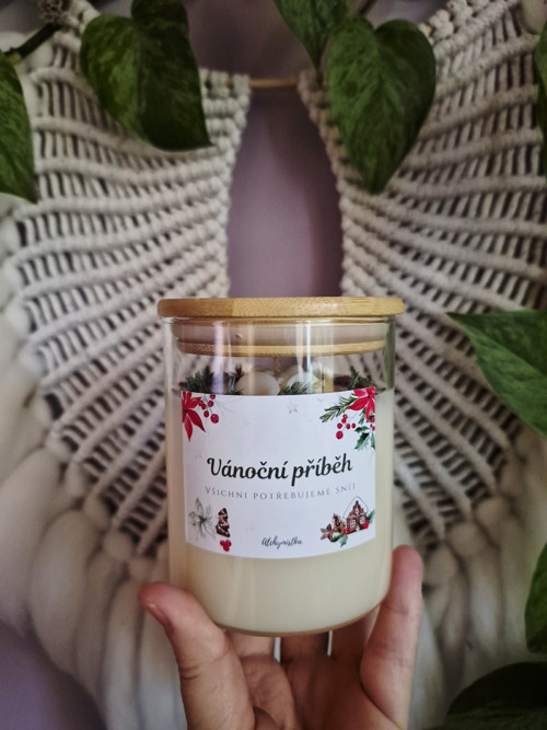 Vánoční svíčka "VÁNOČNÍ PŘÍBĚH" — foto 6