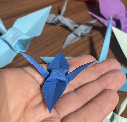 Sada origami jeřábů — foto 2