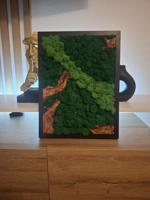 Mechový obraz — foto 3