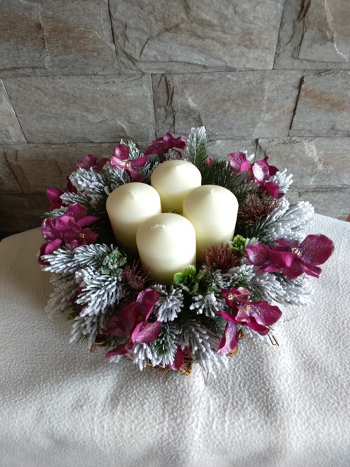 Adventní věnec " romantika" — foto 2