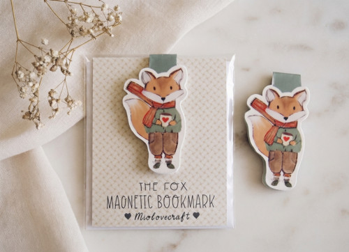 Magnetická záložka liška — foto 5