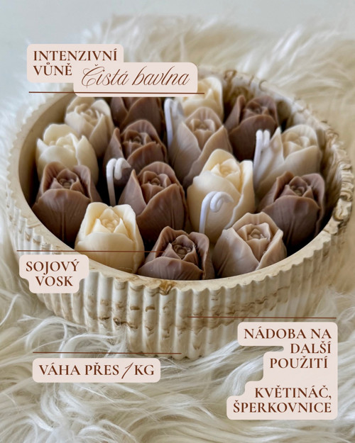Svíčka Pureté de cotton — foto 2