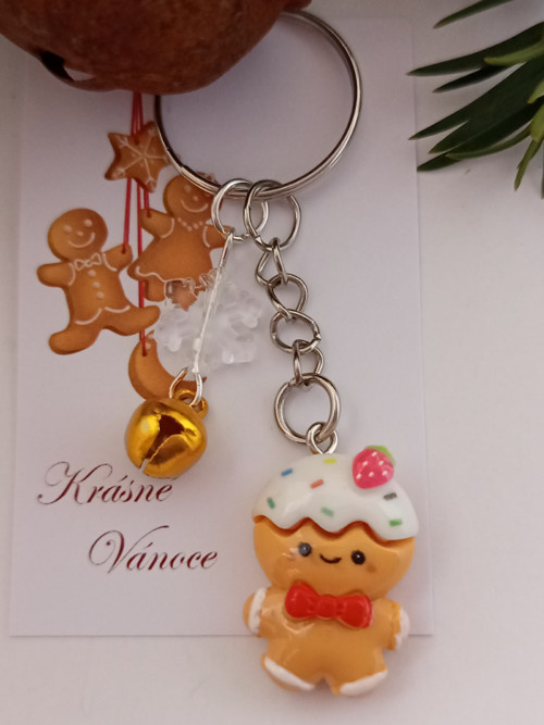 Vánoční klíčenky mini Perníček — foto 2