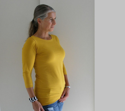 Tričko hořčicové...S - XXL... — foto 3