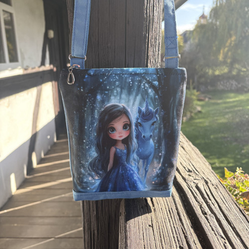 Dívka s jednorožcem - mini kabelka — foto 3