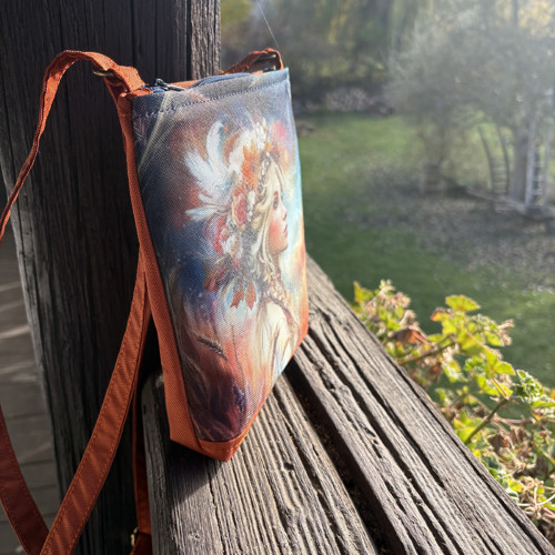 Dívka na louce - mini kabelka — foto 3