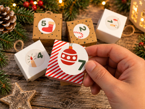 Nálepky na adventní kalendář — foto 3