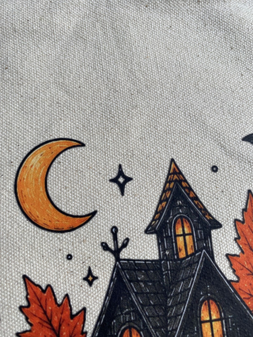 Plátěná taška Halloween duch — foto 4