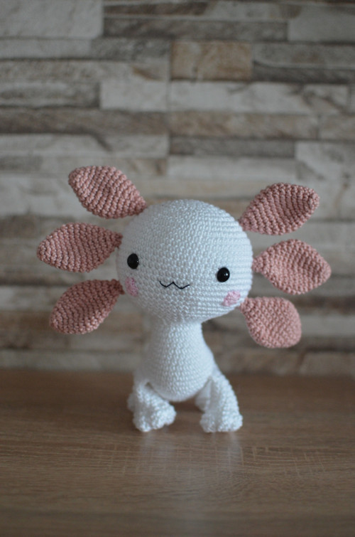 Háčkovaný axolotl — foto 2