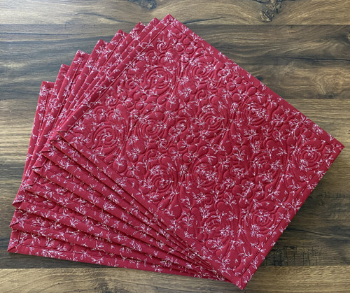 Vánoční prostírání vínová barva — foto 3
