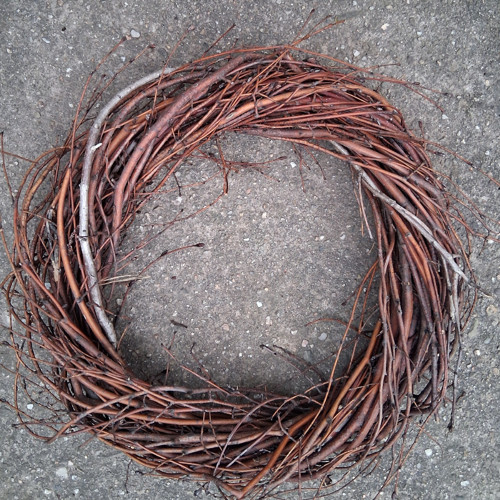 Věnec z proutí průměr cca 27 cm — foto 4
