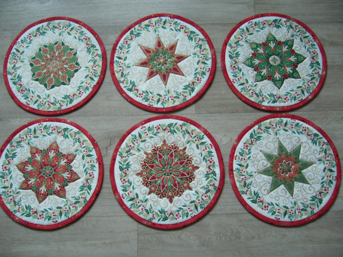 Kulaté vánoční prostírání — foto 2