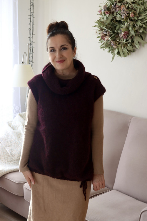 Vesta burgundy alpaka — foto 2