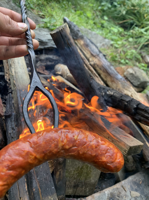 Železná BBQ vidlice — foto 4