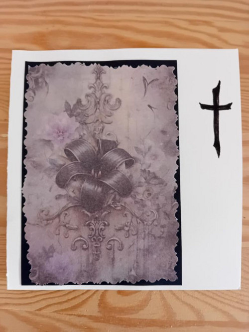 Kondolence - Černá lilie — foto 2