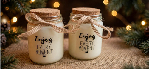 Sójová svíčka "ENJOY EVERY MOMENT" — foto 3