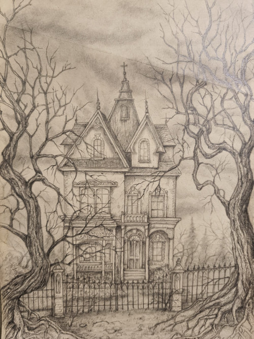 Kresba Old Victorian House — foto 2