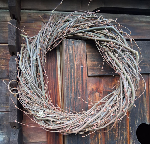 Věnec z proutí průměr cca 37 cm — foto 3