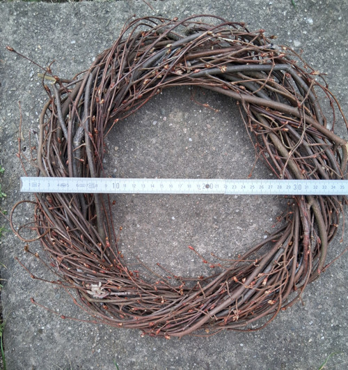 Věnec z proutí průměr cca 37 cm — foto 4