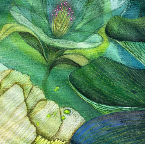 Whisper / originální obraz - 50x50cm — foto 3