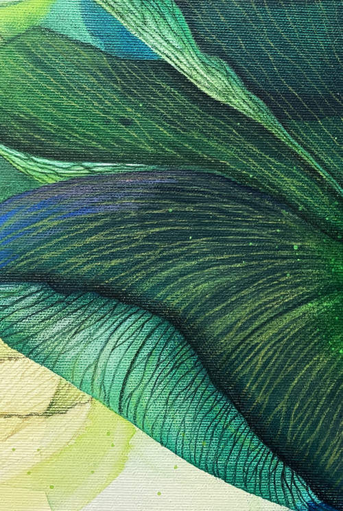 Whisper / originální obraz - 50x50cm — foto 5