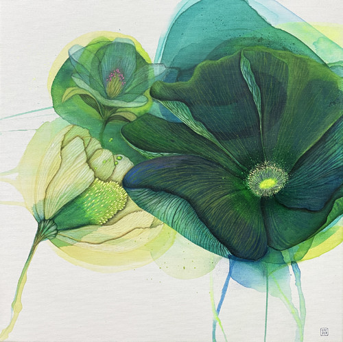 Whisper / originální obraz - 50x50cm — foto 2