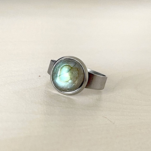 SLEVA 25% Elegantní prsten s labradoritem E021 — foto 6