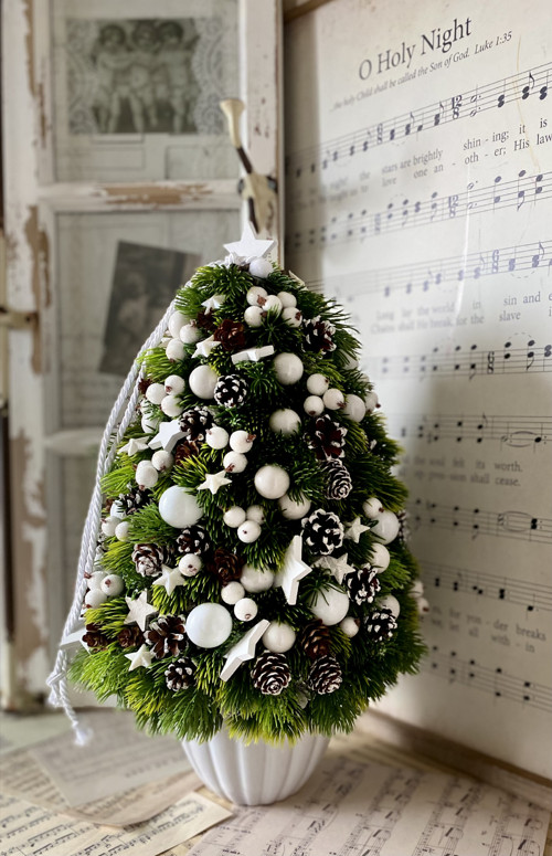 Vánoční stromeček bílý — foto 6