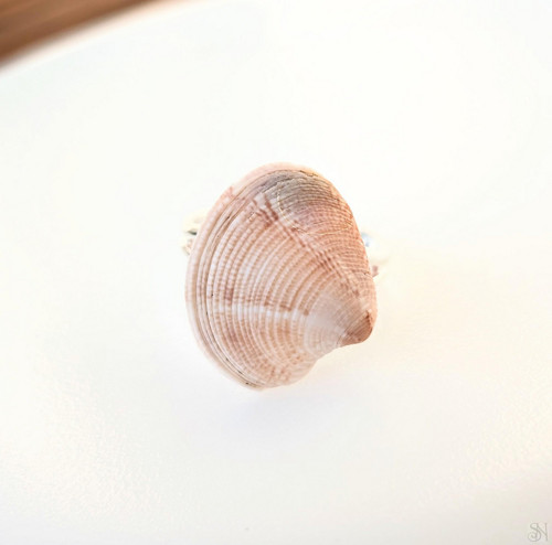 Handmade prsteň - morská mušľa — foto 3