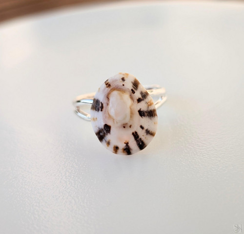 Handmade prsteň - morská mušľa 3 — foto 3