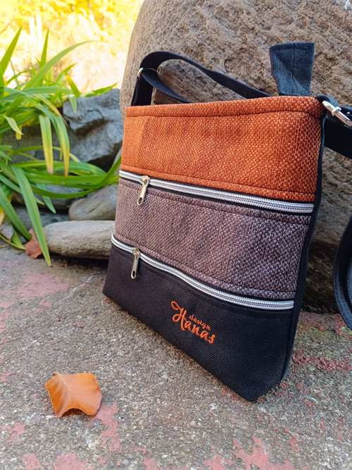 Kabelka pruhovaná mini — foto 2